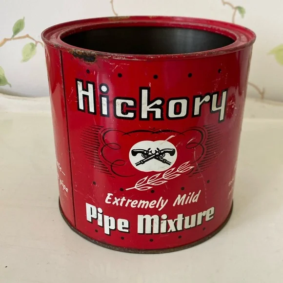 Vintage Tin ‘Hickory Extremely Mild Mixture’ Round Tin - Picture 3 of 6